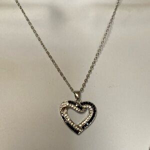 Silver Heart Pendant Necklace